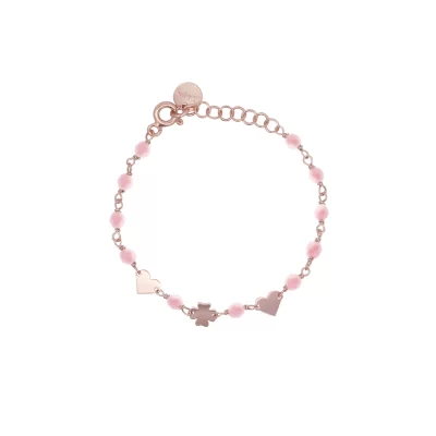 Bracciale Spadarella Bimbo Pesce e Cordino Celeste - Paci Gioielli